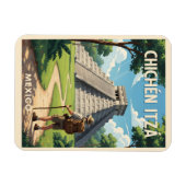Chichén Itzá Mexiko – Tempel von Kukulcán Magnet (Horizontal)