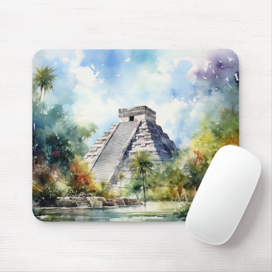 Chichen Itza Mousepad (Mit Mouse)
