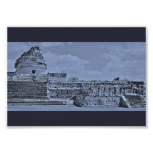 Chichen Itza Observatory Fotodruck