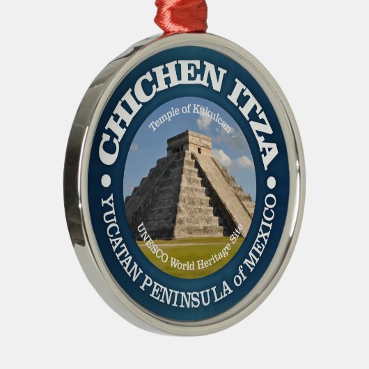 Chichen Itza Ornament Aus Metall (Rechts)