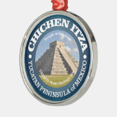 Chichen Itza Ornament Aus Metall (Links)