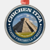 Chichen Itza Ornament Aus Metall (Vorne)