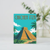Chichén Itzá Postkarte (Stehend Vorderseite)
