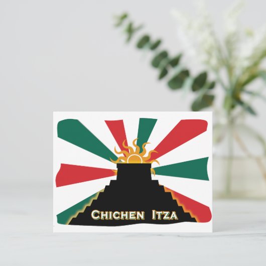 Chichen Itza Postkarte (Stehend Vorderseite)