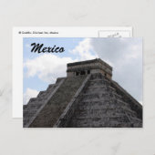 Chichen itza postkarte (Vorne/Hinten)