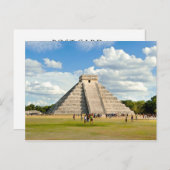 Chichén Itzá Postkarte (Vorne/Hinten)