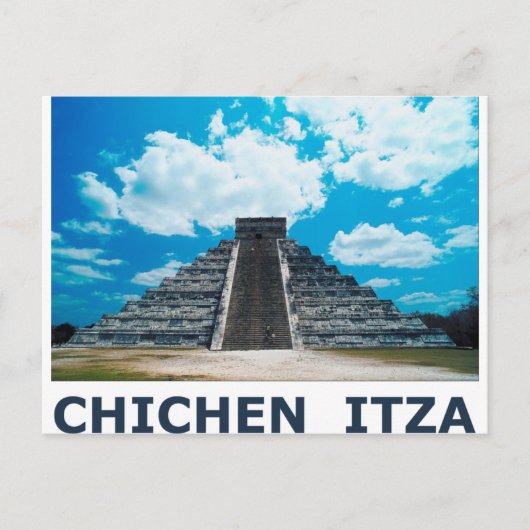Chichen Itza Postkarte (Vorderseite)