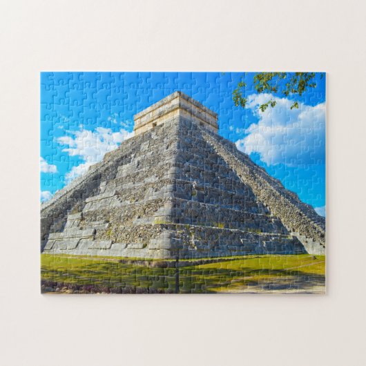 Chichen Itza Pyramid Mexiko. Puzzle (Horizontal)