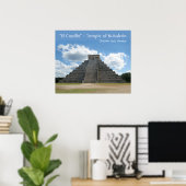 Chichén Itzá Pyramid Poster (Heimbüro)