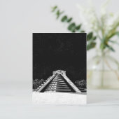 Chichen Itza Pyramide und Nacht Postkarte (Stehend Vorderseite)