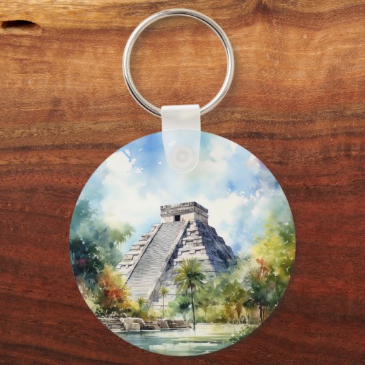 Chichen Itza Schlüsselanhänger (Rückseite)