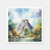 Chichen Itza Serviette (Vorderseite)