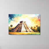 Chichen Itza, Stretched Canvas Print Leinwanddruck (Vorderseite)