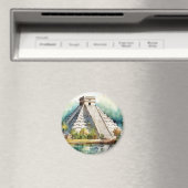 Chichen Itza, Stretched Magnet (In Situ (Geschirrspüler))