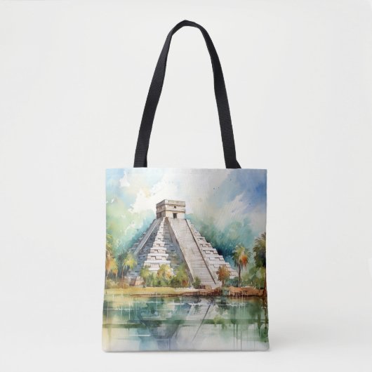 Chichen Itza, Stretched Tasche (Vorderseite)