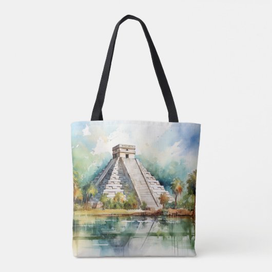 Chichen Itza, Stretched Tasche (Rückseite)