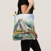 Chichen Itza, Stretched Tasche (Von Nahem)