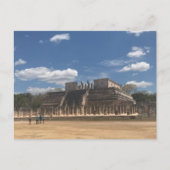Chichen Itza Tempel der Krieger Postkarte (Vorderseite)