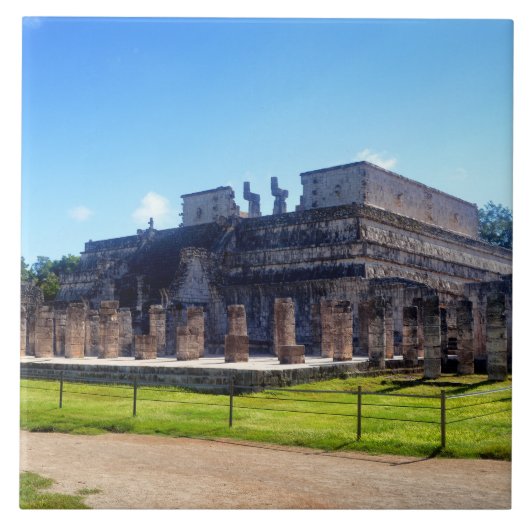 Chichen Itza. Tempelkrieger Fliese (Vorderseite)