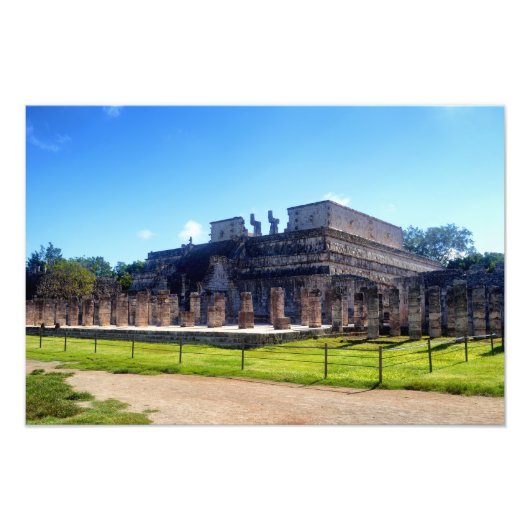 Chichen Itza. Tempelkrieger Fotodruck (Vorne)