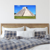 Chichen Itza, Tempelkrieger Leinwanddruck (Insitu (Schlafzimmer))