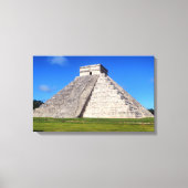Chichen Itza, Tempelkrieger Leinwanddruck (Vorderseite)