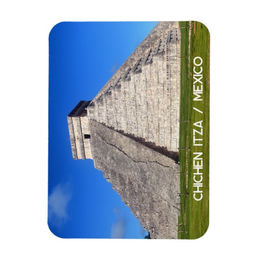 Chichen Itza, Tempelkrieger Magnet (Vertikal)