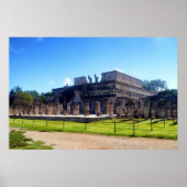 Chichen Itza. Tempelkrieger Poster (Vorne)