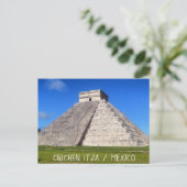 Chichen Itza, Tempelkrieger Postkarte (Stehend Vorderseite)