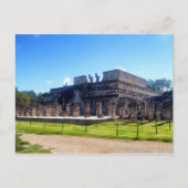 Chichen Itza. Tempelkrieger Postkarte (Vorderseite)