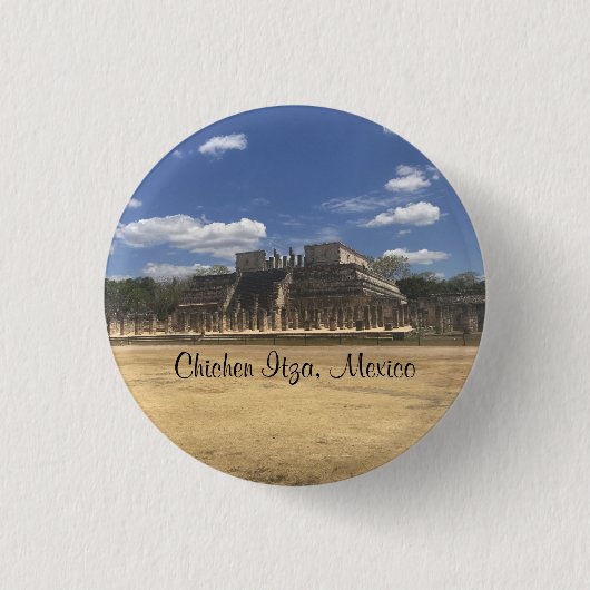 Chichen Itza Temple of the Warriors #3 Button (Vorderseite)