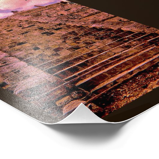 Chichen Itza Treppe Fotodruck (Ecke)