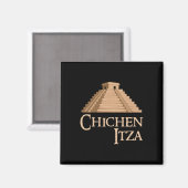 Chichen Itza und Pyramide für sommerliche archäolo Magnet (Vorderseite/Rückseite)