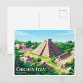 Chichén Itzá Valladolid Mexiko Postkarte (Vorne/Hinten)