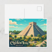 Chichén Itzá Valladolid Mexiko Postkarte (Vorne/Hinten)
