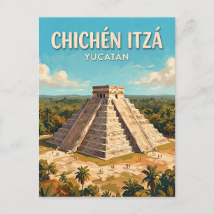 Chichén Itzá Valladolid Mexiko Postkarte