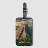 Chichén Itzá Yucatá Mexiko Landschaftsreise Gepäckanhänger (Vorderseite Vertikal)