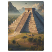 Chichén Itzá Yucatá Mexiko Landschaftsreise Klemmbrett (Rückseite)