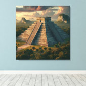 Chichén Itzá Yucatá Mexiko Landschaftsreise Leinwanddruck (Insitu (Holzboden))