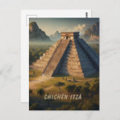 Chichén Itzá Yucatá Mexiko Landschaftsreise Postkarte (Vorne/Hinten)