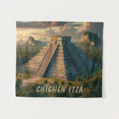 Chichén Itzá Yucatá Mexiko Landschaftsreise Wandteppich (Vorderseite (Horizontal))