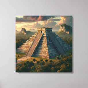 Chichén Itzá Yucatán Mexiko Landschaft Reise Leinwanddruck