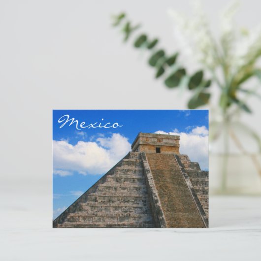 chichen itza yucatan postkarte (Stehend Vorderseite)