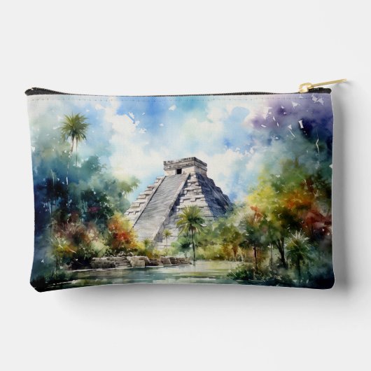 Chichen Itza Zubehörtasche (Rückseite)