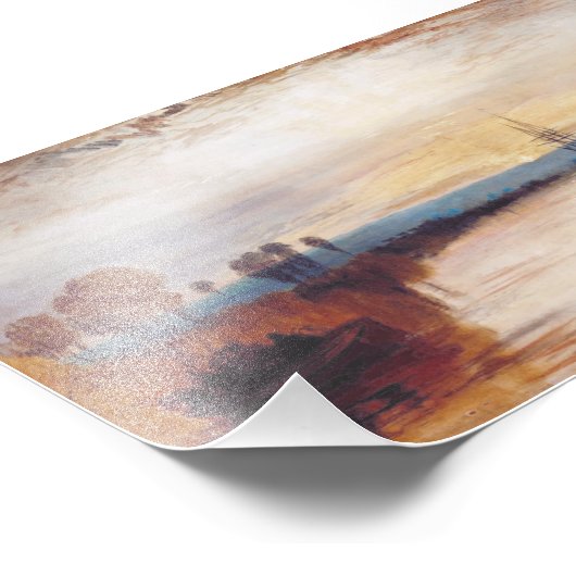 Chichester Canal by Joseph William Turner Fotodruck (Ecke)