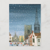 Chichester Cathedral A Snow Scene Postkarte (Vorderseite)
