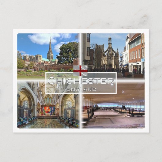 Chichester Cathedral - Altar - Fishbourne - Markt Postkarte (Vorderseite)