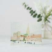 Chichester Cathedral und Visitenchor Postkarte (Stehend Vorderseite)