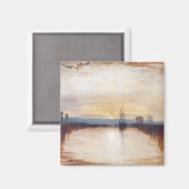 Chichester-Kanal von Joseph William Turner Magnet (Vorderseite/Rückseite)