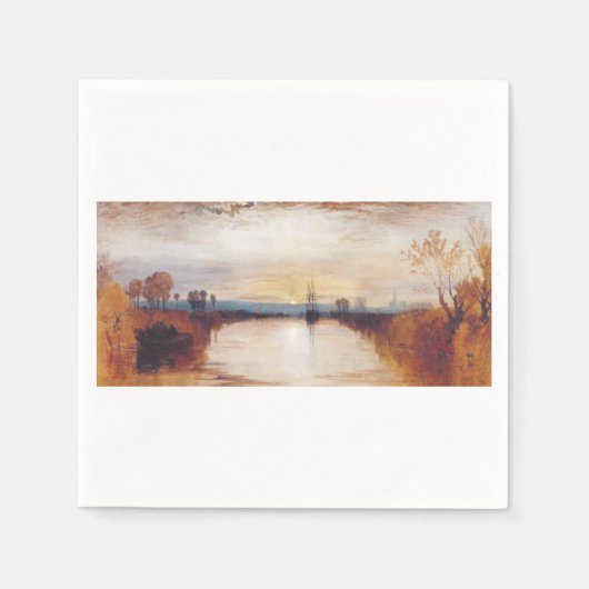 Chichester-Kanal von Joseph William Turner Serviette (Vorderseite)